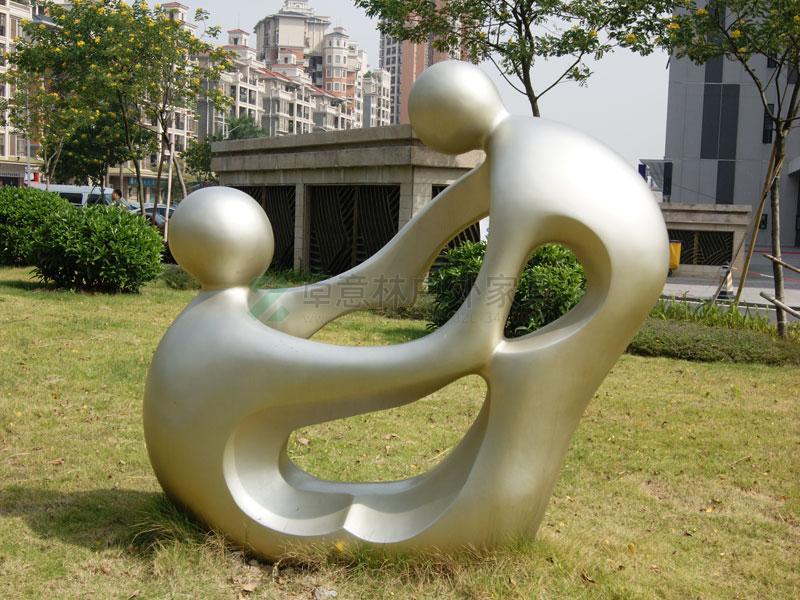 玻璃鋼抽象人物小品
