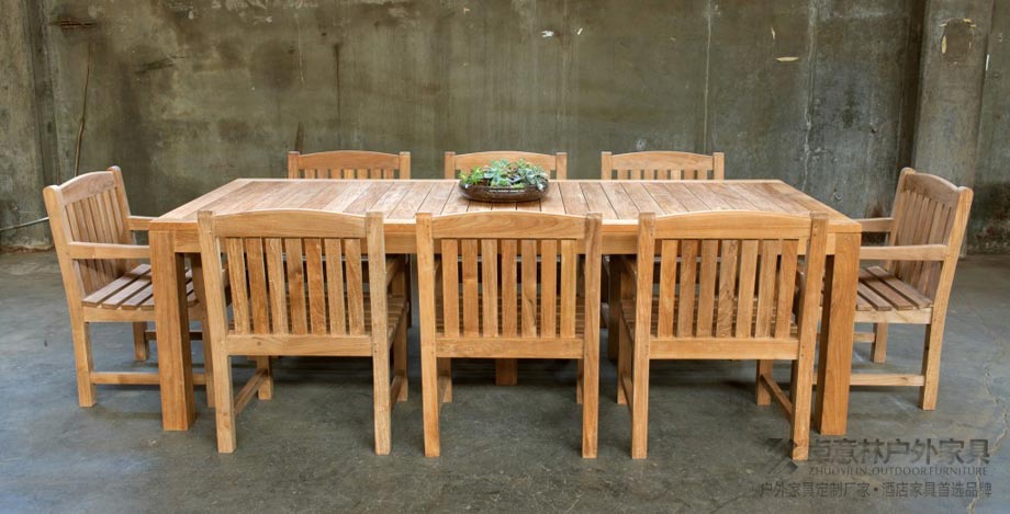 緬甸柚木戶外家具